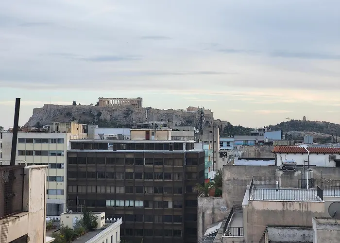 - Central Athens Gem - Top Acropolis View Balcony - Bright Spacious Flat